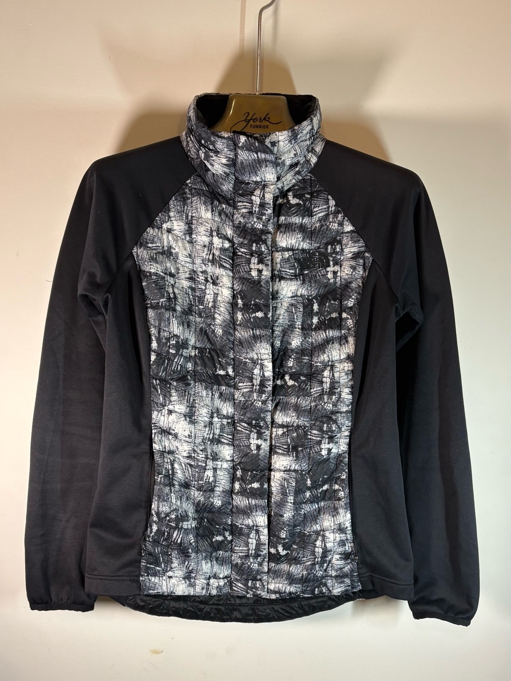 The North Face Thermoball Quilted Nano Puff Jacket Black Multi Outdoor Women’s S